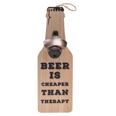 Flesopener - Beer is cheaper than therapy