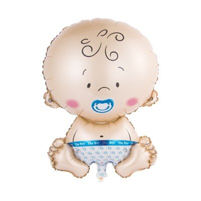Folieballon - babyshower - baby - blauw - jongen - 63cm