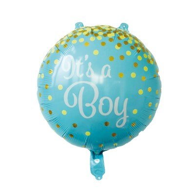 Folieballon - It's a boy - blauw - 30cm