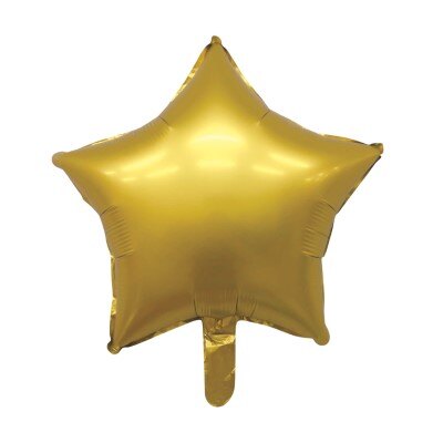 Folieballon - ster - goud - 35cm