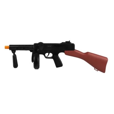 Geweer- tommy pistool - zwart/bruin - 49cm