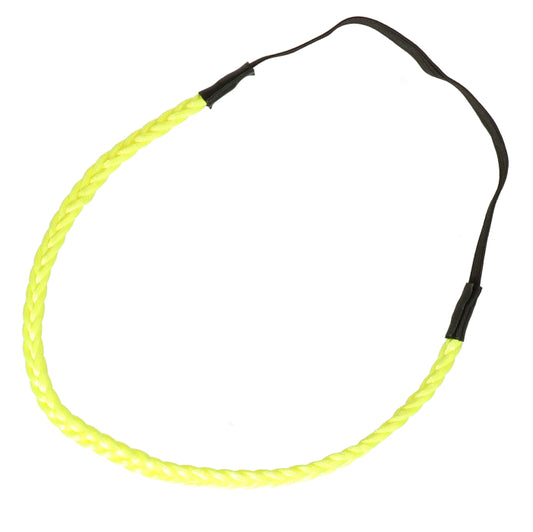 Haarband - neon - vlecht - meerkleurig - 1 stuk