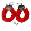 Handboeien - pluche - rood