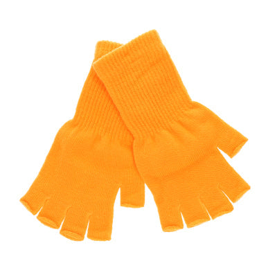 Handschoenen - zonder vingers - oranje - one size