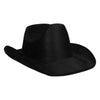 Hoed - cowboy - zwart