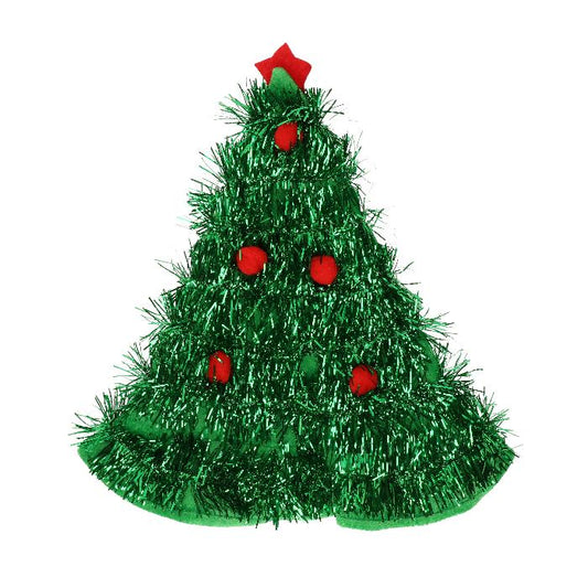 Hoed - Kerstboom - groen/rood