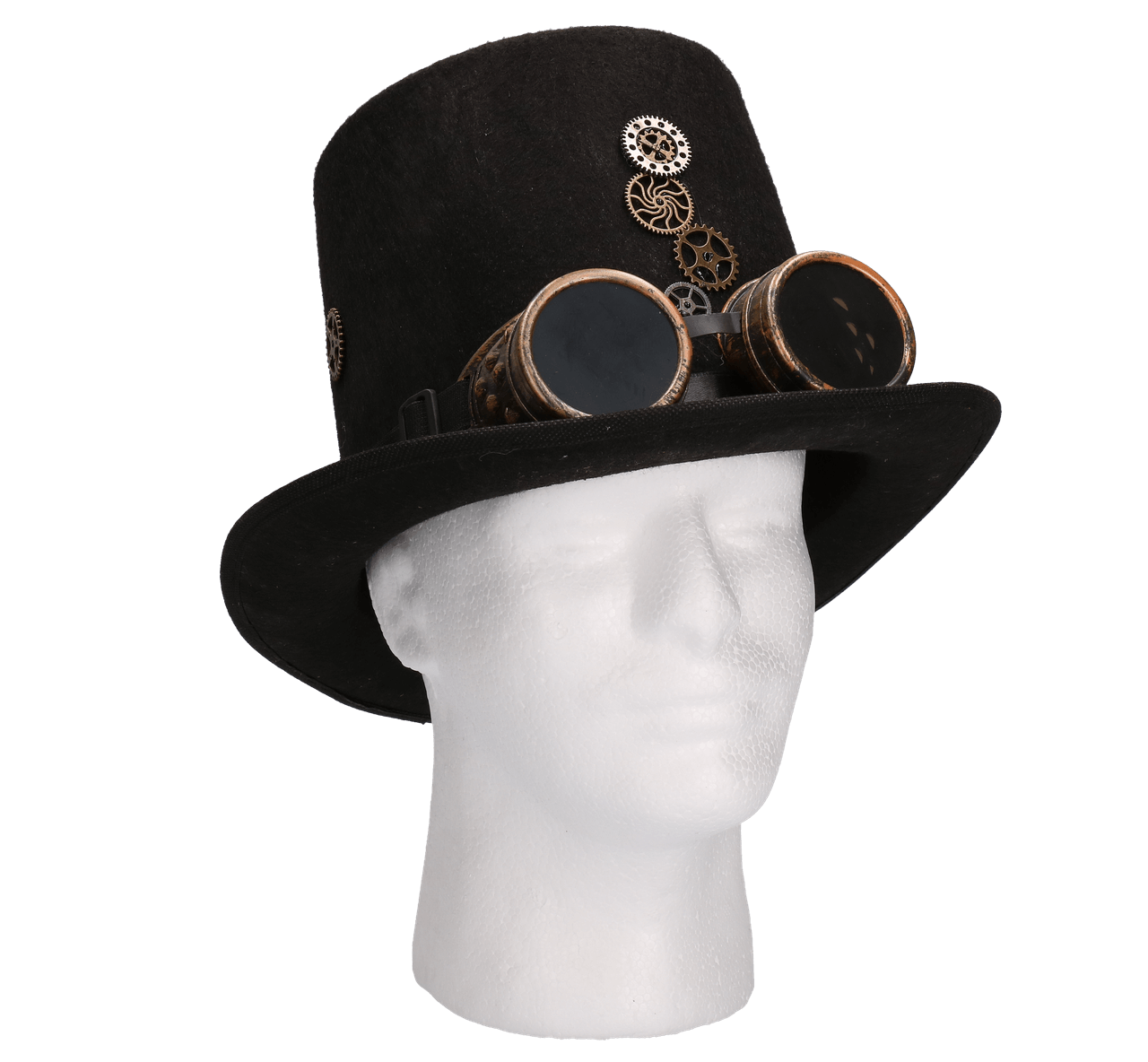 Hoed - steampunk - bril