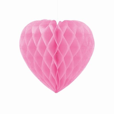 Honeycomb - papier - roze - 20cm