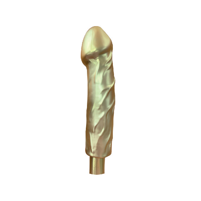 Kerstbal - piek - penis - goud - glas