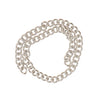 Ketting grove schakel zilver 50 cm