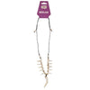 Ketting - haaientanden - zwart/wit