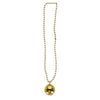 Ketting - kralen - discobal - goud