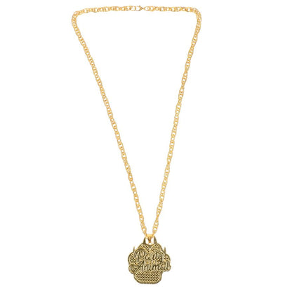 Ketting - party animal - goud