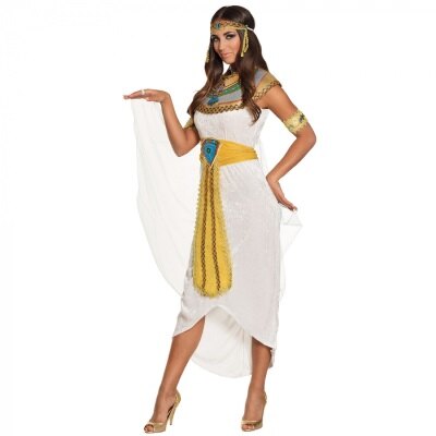 Kostuum - Egyptisch - Anuket - wit - dames - maat 36/38