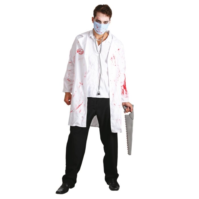 Kostuum - Halloween - dokter - heren - one size