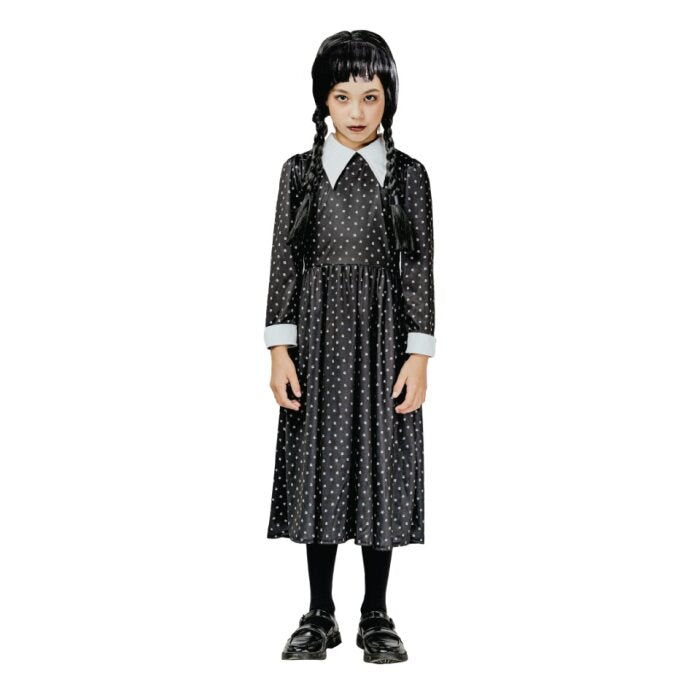 Kostuum meisjes wednesday maat M/120-130cm kopen? SoLow