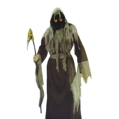 Kostuum - Halloween - reaper - bruin/groen - heren - one size