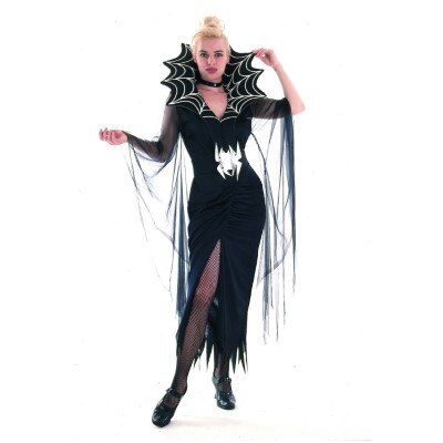 Kostuum - Halloween - Widow's Web - zwart - dames - one size