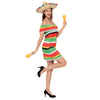 Kostuum - jurk - Mexico - meerkleurig - dames - maat L/XL
