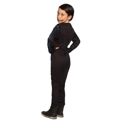 Kostuum - Mr X-ray - zwart/blauw - jongen - 4-6 jaar