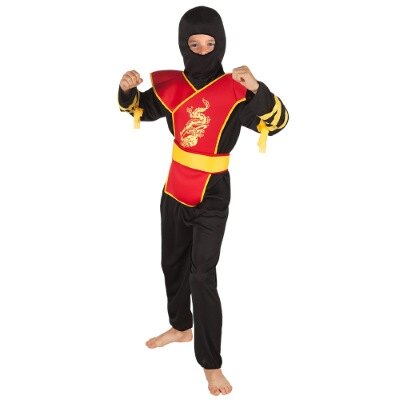 Kostuum - Ninja master - meerkleurig - jongen - 10-12 jaar