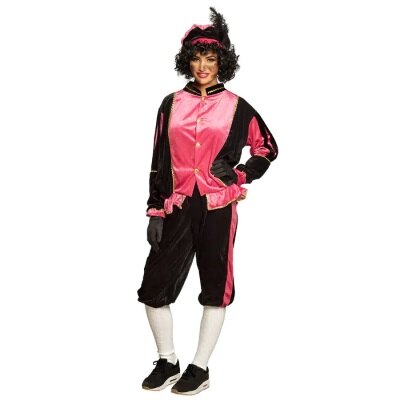 Kostuum - Piet - roze - dames - maat M