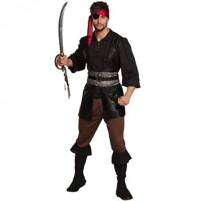 Kostuum - piraat Rumble - meerkleurig - heren - maat 54/56