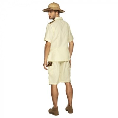 Kostuum - safari - beige - heren - maat M/L