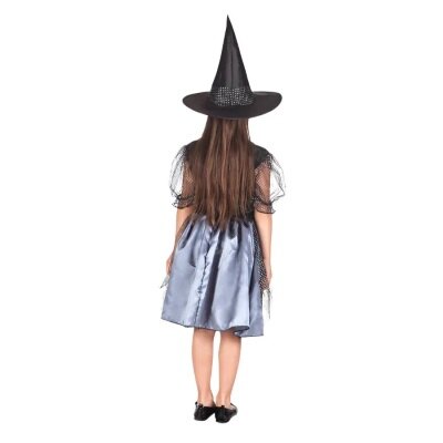 Kostuum - Spider witch - zwart - meisje - 10-12 jaar