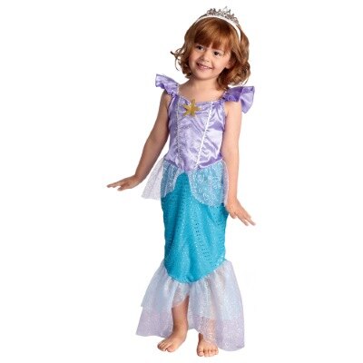 Kostuum - zeemeermin - blauw/lila - meisje - 3-4 jaar