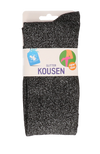 Kousen - glitter - zwart - one size