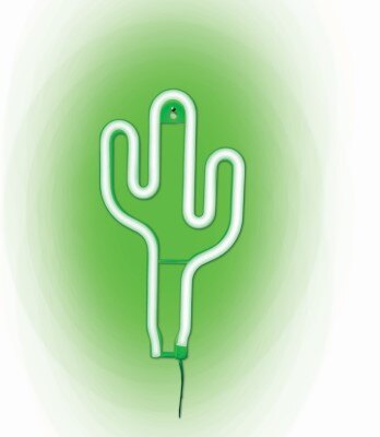 Lamp - cactus - neon - groen
