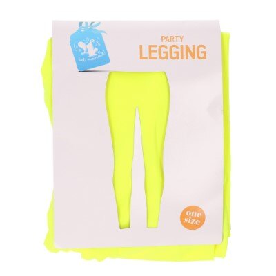 Legging - neon - geel - one size