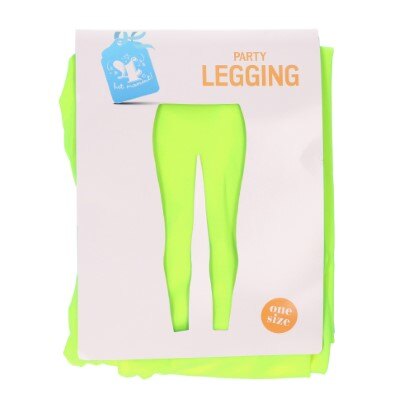 Legging - neon - groen - one size