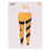 Legging - tijger - geel/zwart - one size