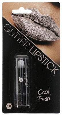 Lipstick - make-up - glitter - zilver - 3,5g
