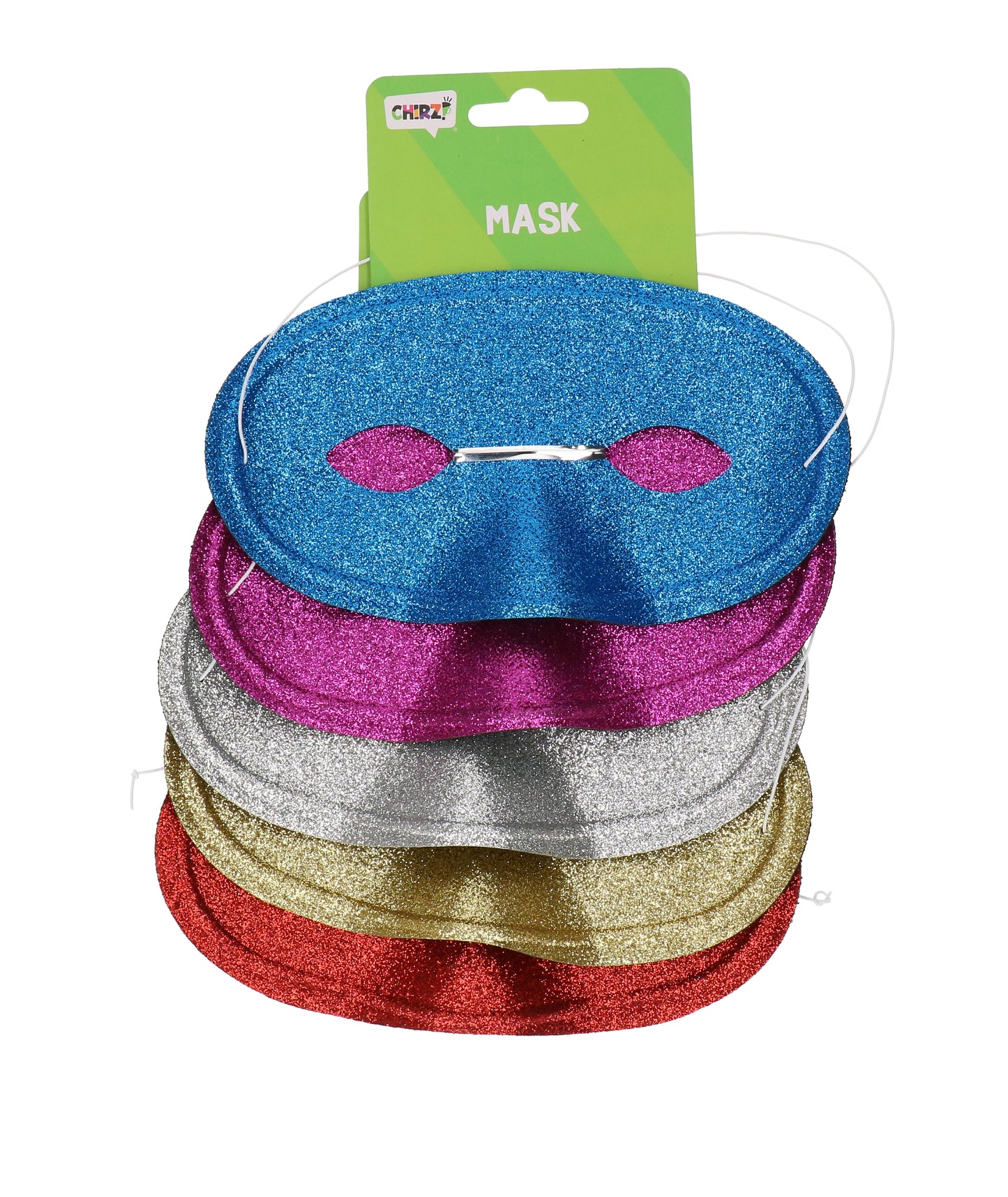 Masker glitter meerkleurig