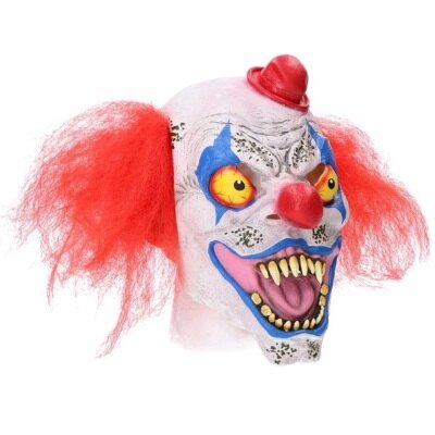 Masker - Halloween - clown - rood haar
