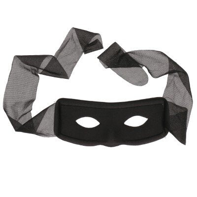 Masker - superheld - zwart