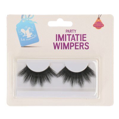 Nepwimpers - extra lang - zwart