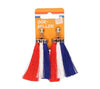 Oorbellen - Holland - kwastjes - rood/wit/blauw