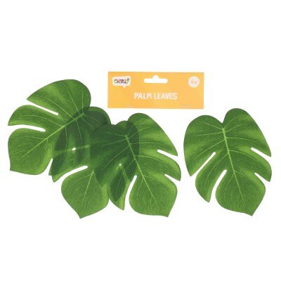 Palm bladeren - groen - 4 stuks