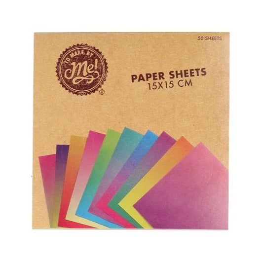 Papierblok regenboog 50 vel