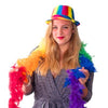 Party boa - regenboog - veren
