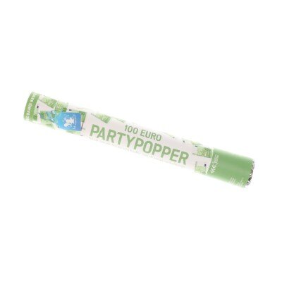 Party popper - 100 euro - groen