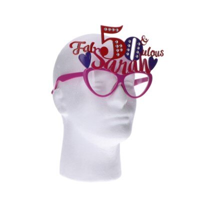 Partybril - 50 & Fabulous Sarah - roze