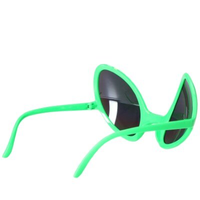Partybril - alien - groen