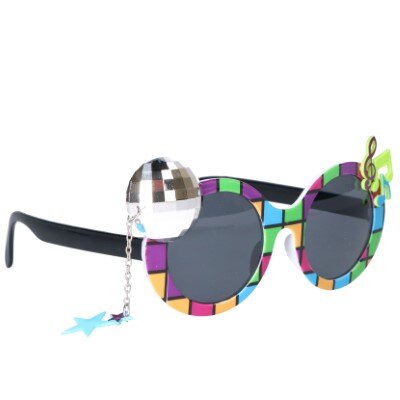 Partybril - disco - meerkleurig
