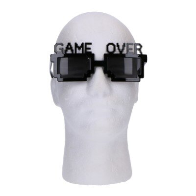 Partybril - Game over - zwart