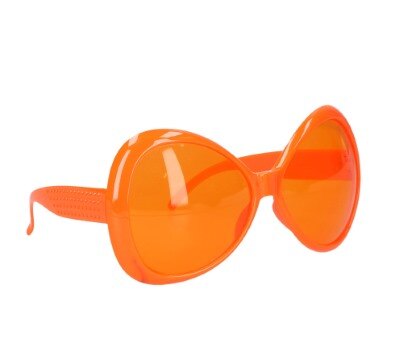 Partybril - mega glazen - oranje